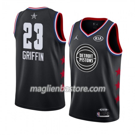 Maglia Detroit Pistons Blake Griffin 23 2019 All-Star Jordan Brand Nero Swingman - Uomo